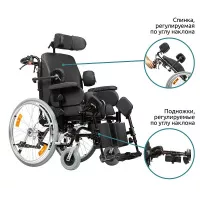 Кресло - коляска Ortonica Comfort 600 UU для пользователей с ДЦП